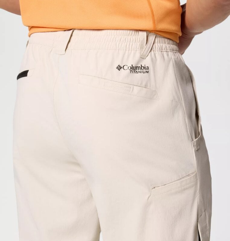 Il "lato B" del Columbia Wanoga Pro Vent pant.