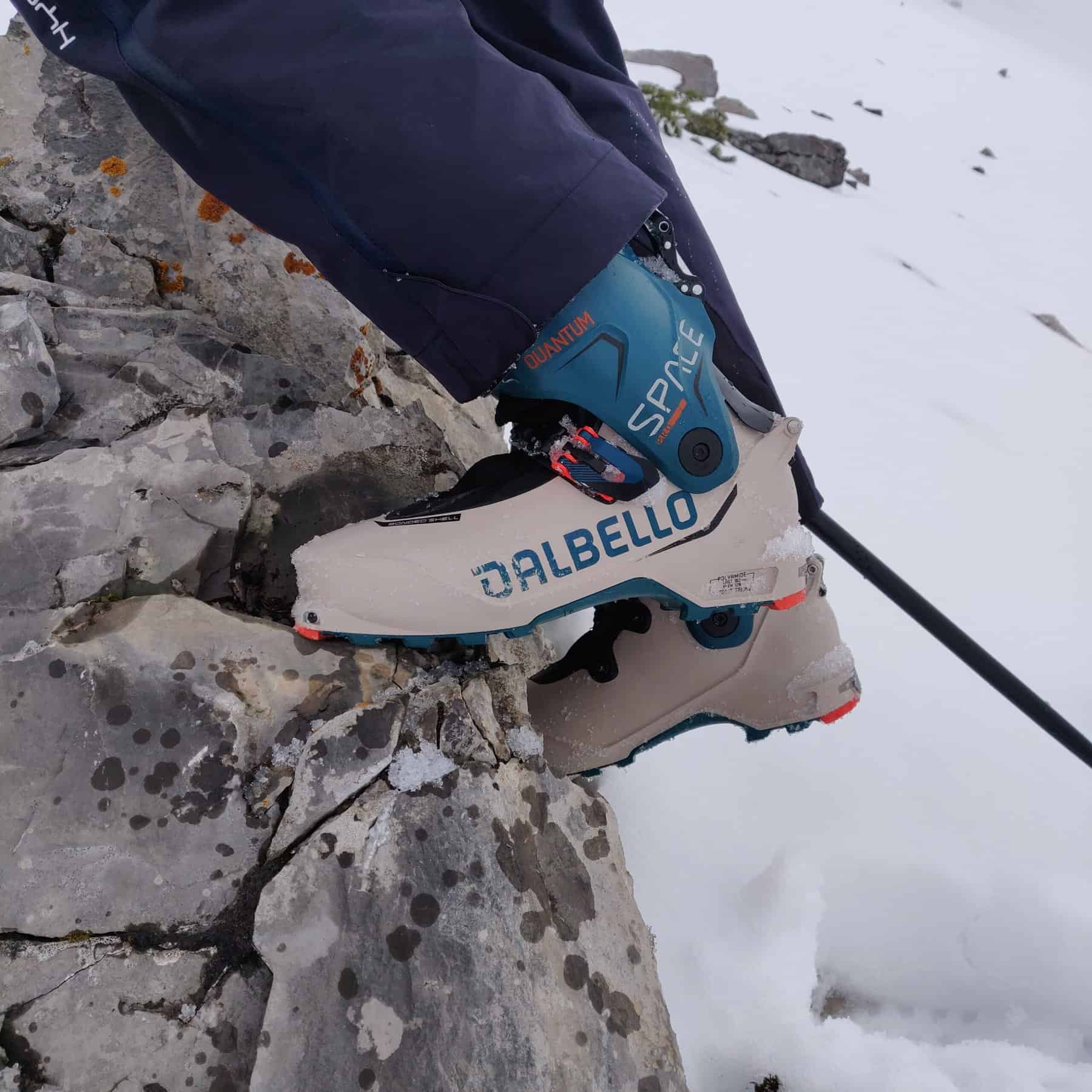 Quantum Space Pro in progressione su rocce tecniche.