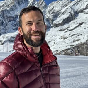 Matthieu Landiona, maestro di sci della Scuola Sci del Cervino.