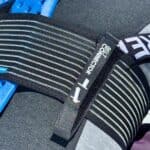 Particolare della fascia lombare personalizzabile.