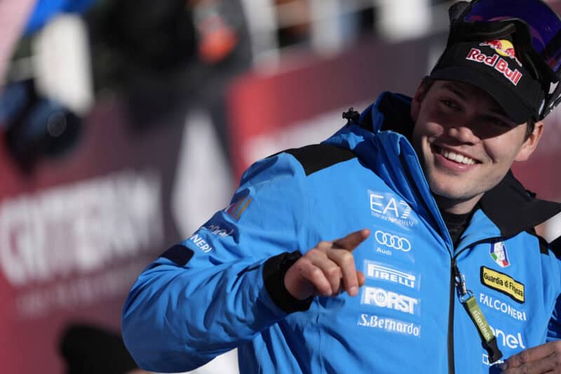 Alex Vinatzer (ITA), slalomgigantista imprevedibile. Photo: Gio Auletta/Pentaphoto