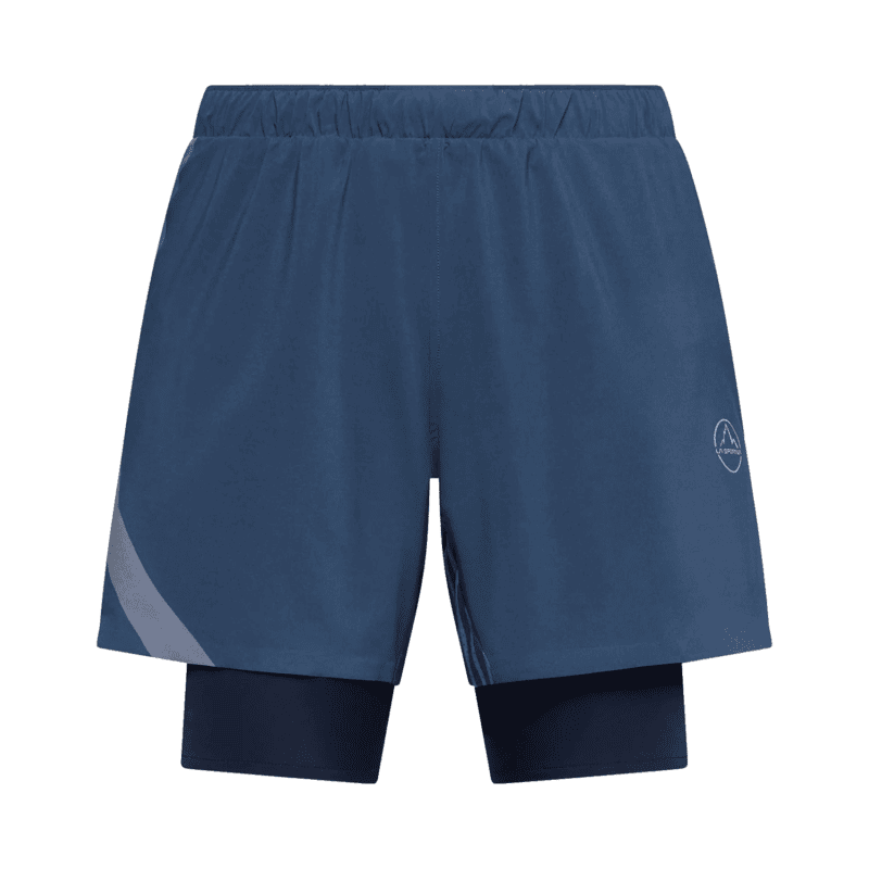 La Sportiva Flow 5" Short M pantaloncini trail running uomo Night/Stone