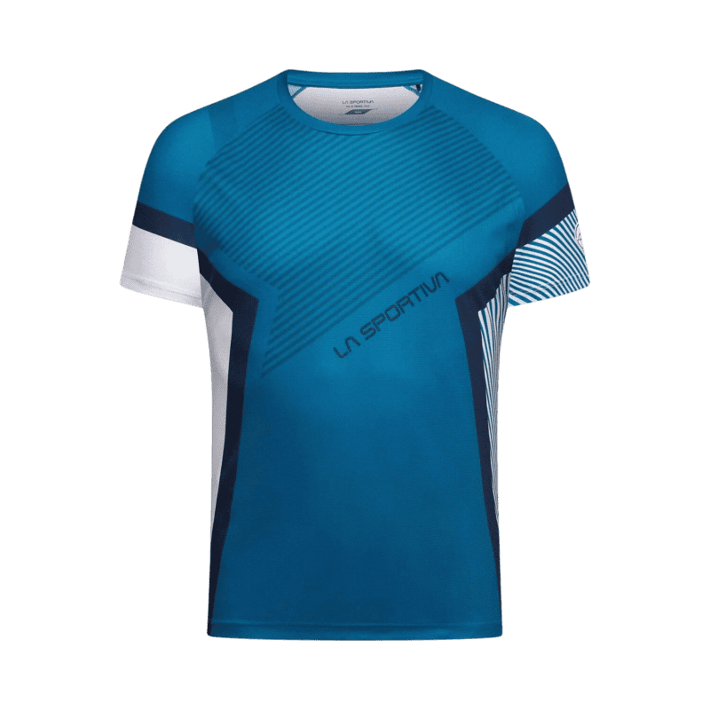 La Sportiva Flow T-Shirt M trail running uomo Opal/Night