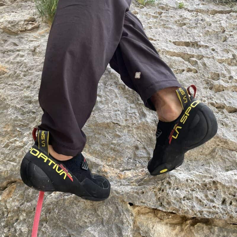 La Sportiva Skwama Lite – Dettaglio del profilo laterale e del tallone.