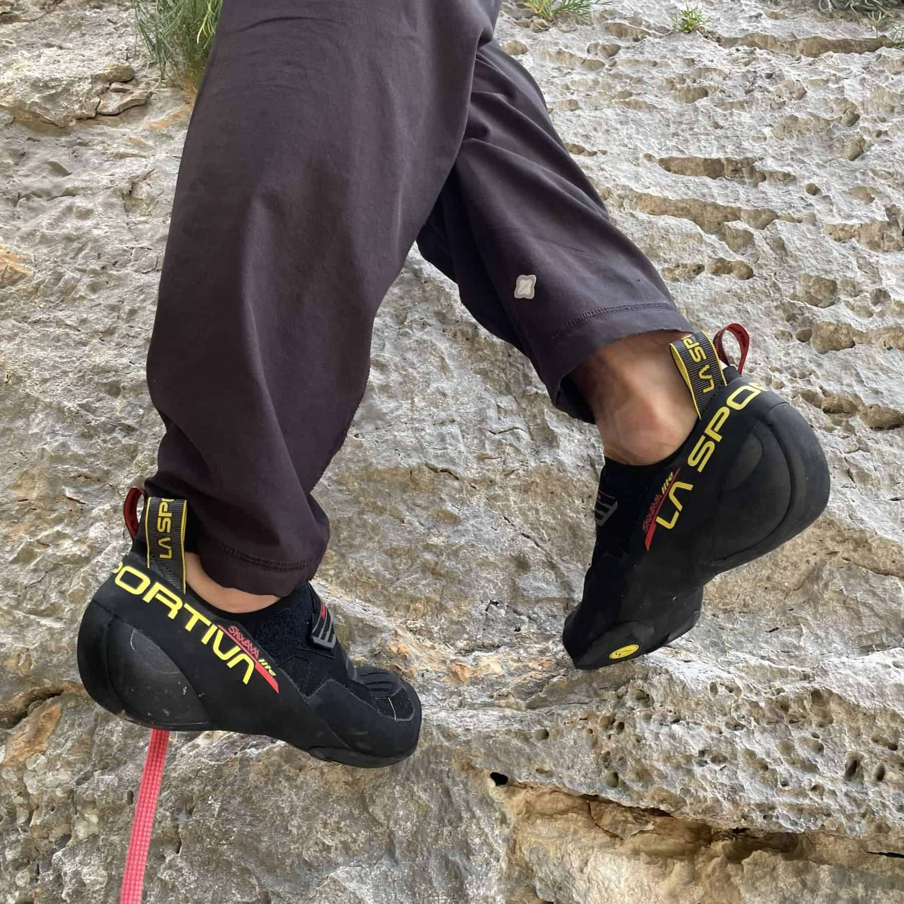 La Sportiva Skwama Lite – Dettaglio del profilo laterale e del tallone.