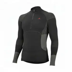 Tecso MERINO CARBON base layer zip