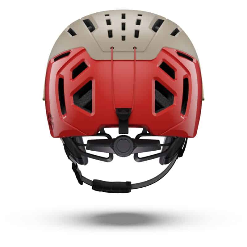 Casco Julbo Hailot LT vista posteriore con prese d’aria e sistema di regolazione